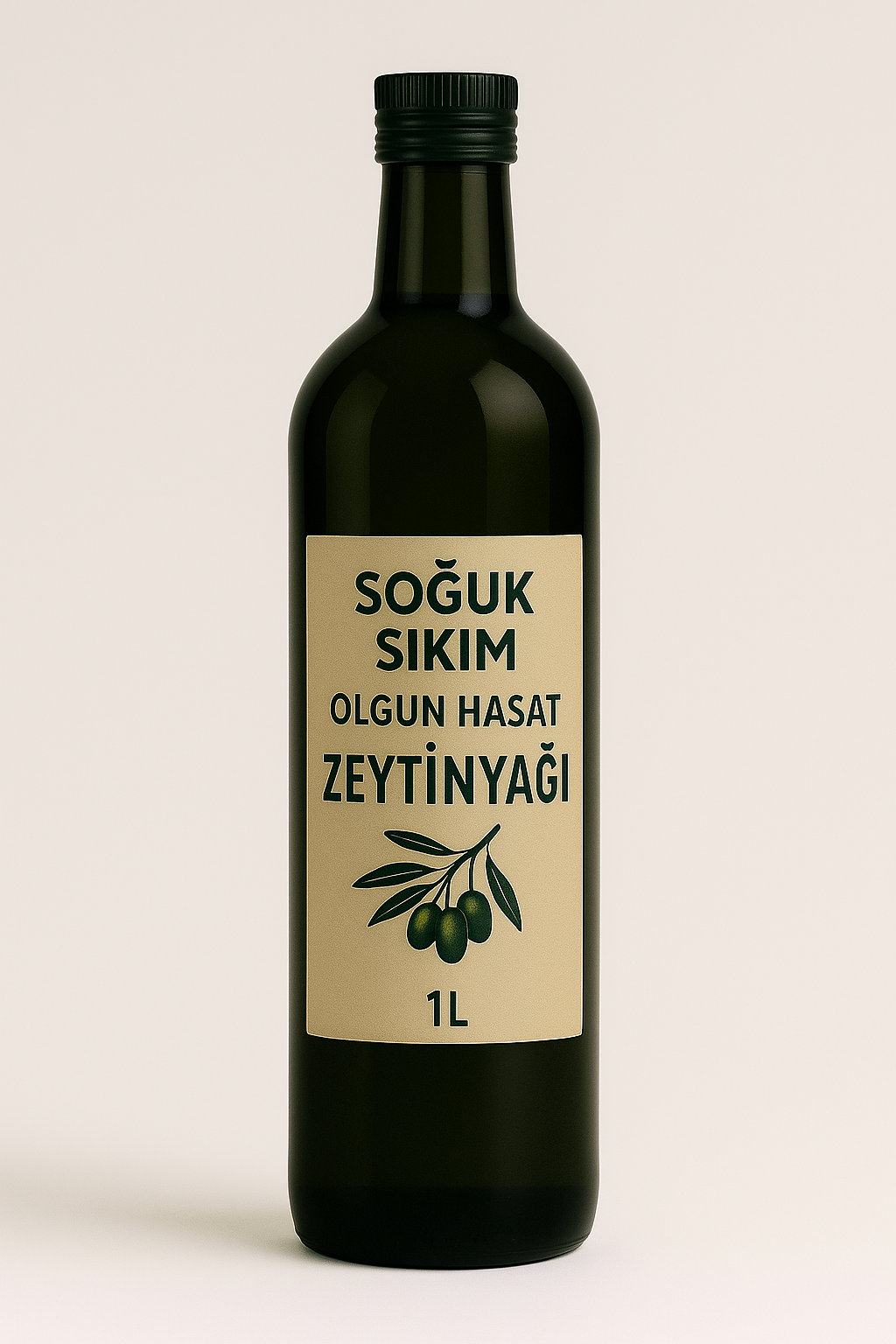 Soğuk Sıkım Olgun Hasat (1L) Natürel Sızma Zeytinyağı
