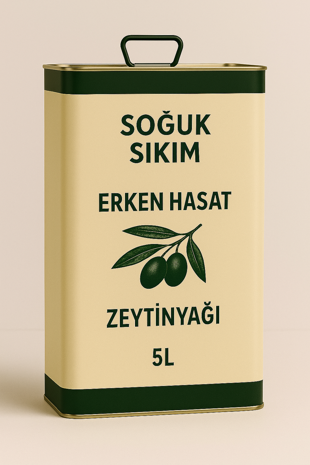 Soğuk Sıkım Erken Hasat (5L) Natürel Sızma Zeytinyağı