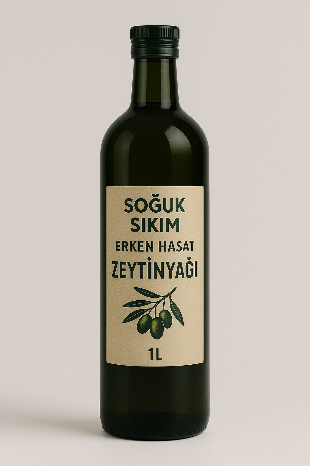 Soğuk Sıkım Erken Hasat (1L) Natürel Sızma Zeytinyağı