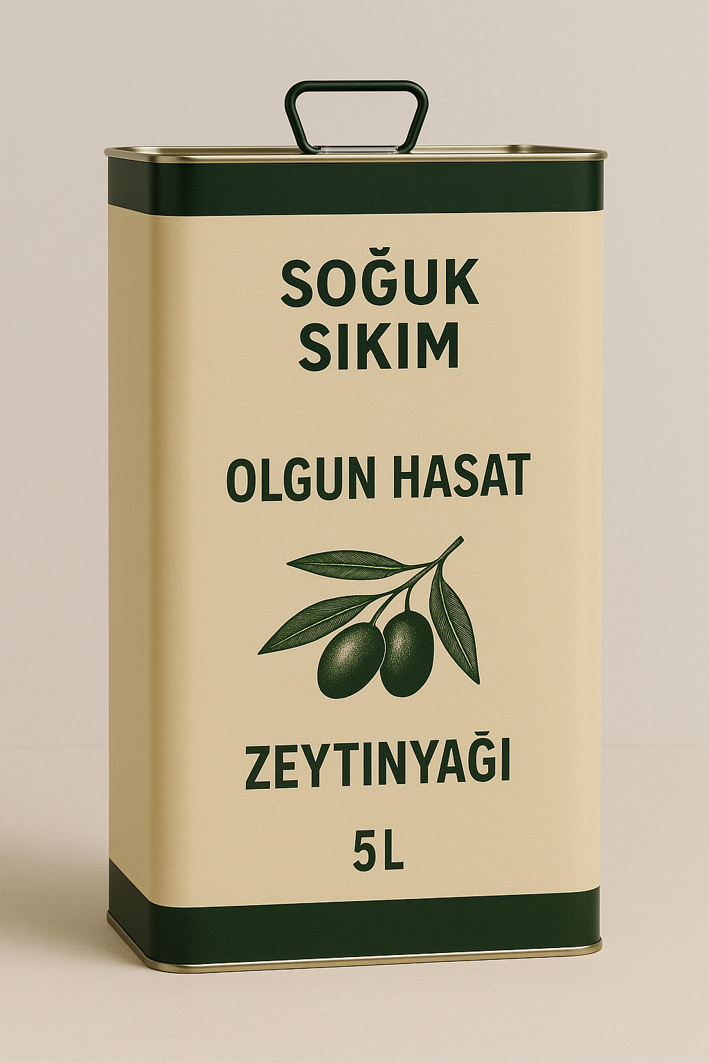 Soğuk Sıkım Olgun Hasat (5L) Natürel Sızma Zeytinyağı